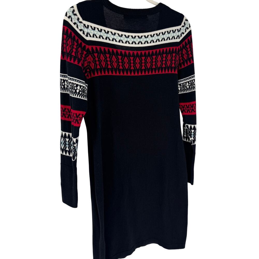 Woolrich Avalanche Nordic Fair Isle Henley Style Sweater Dress Women's Small - Picture 3 of 8